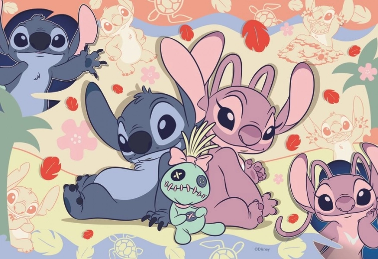 Пъзел Ravensburger Disney Stitch с Ангел – 35 части