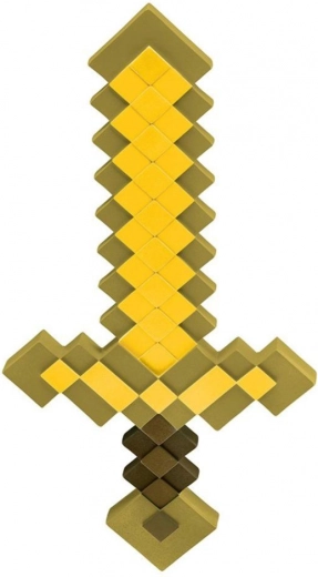златен меч Minecraft за деца 52 см