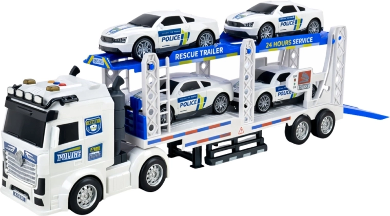 Two-level transporter for police vehicles