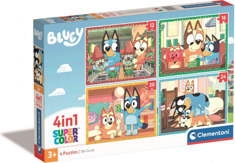 Пъзел 4 в 1 Bluey
