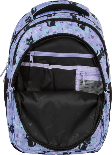 Backpack with 3 compartments and organizer
