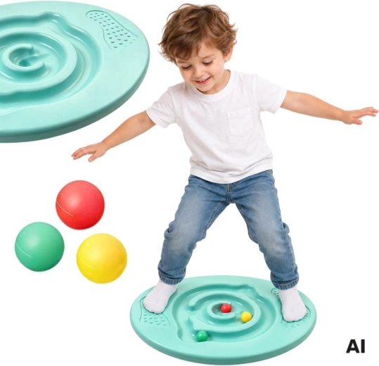 WOOPIE balance board with ball maze