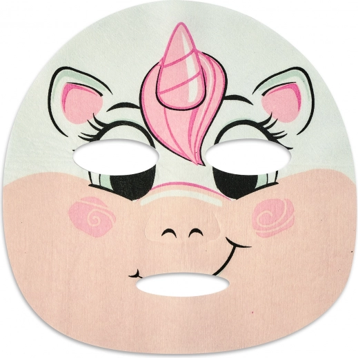Hydrating mask for children with unicorn motif