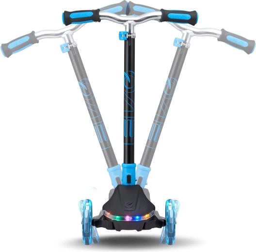 Стабилен триколесен дизайн с lean-to-steer