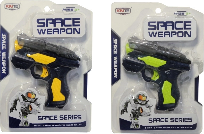 Light-up foam dart gun with sound