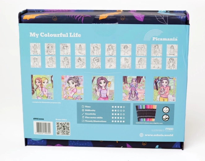 Practical packaging with a magnetic box and QR instructions