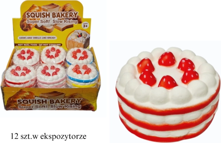 Large Anti-Stress Squeeze Cake - 1 Piece