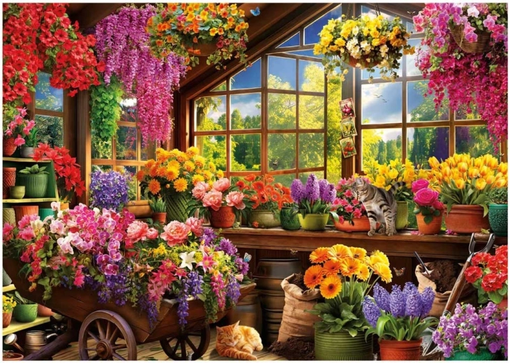 Educa Puzzle Garden Cottage 1500 Pieces