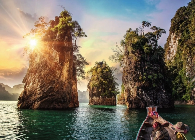 1000-piece Puzzle Three Rocks in Cheow, Thailand