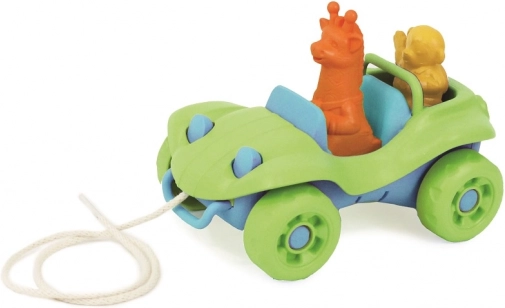Дърпаща кола зелена от Green Toys