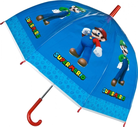 прозрачен ръчен чадър Super Mario