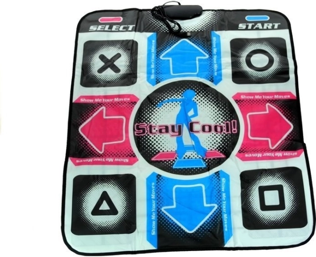 USB танцова подложка с CD, 80 × 90 см
