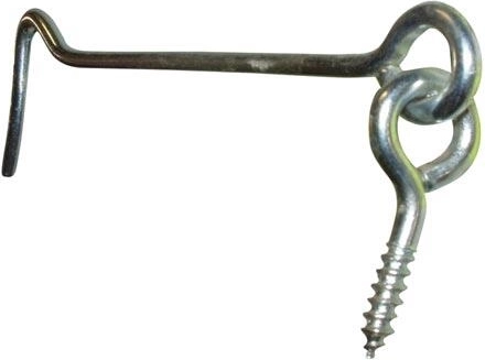 Galvanized door hook 50 mm (10 pcs)