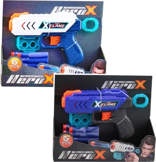 Toy pistol with soft bullets for kids