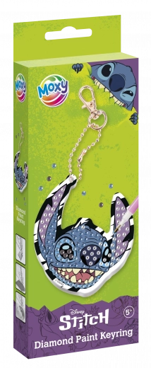 Диамантено рисуване ключодържател Stitch