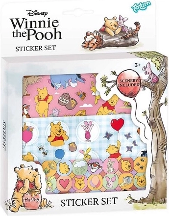 Winnie the Pooh Sticker Set – Creative Hundred Acre Wood Scene
