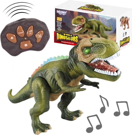 Woopie RC роботизиран динозавър T‑Rex със светлини и звуци