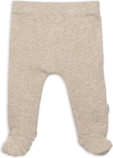 Lodger newborn sweatpants with integrated feet Melange beige size 50