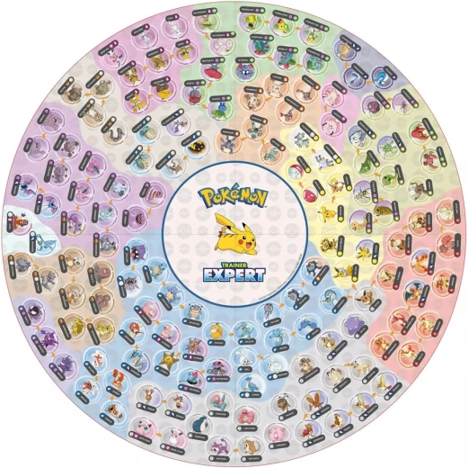 Double-sided game board full of Pokémon