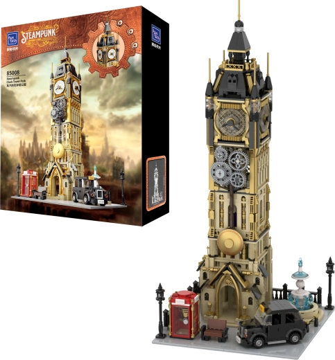 Конструктор Pantasy Steampunk часовникова кула Big Ben, 2424 части