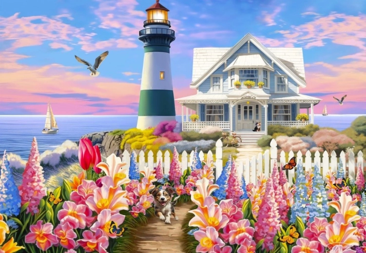 Puzzle Sky by the Ocean 1000 pieces BLUEBIRD