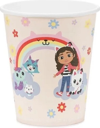 Paper cups Gabby's Dollhouse (mixed designs) 250 ml