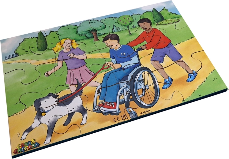 Wooden Puzzle 72 Pieces with Inclusive Themes