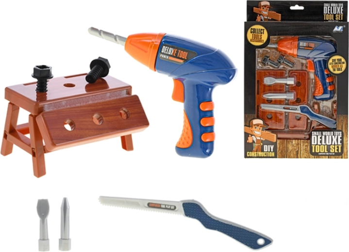 Kids’ tool set with drill 18 cm in a box
