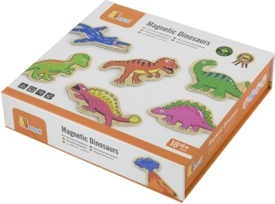 Wooden Dinosaur Magnets – Set of 20