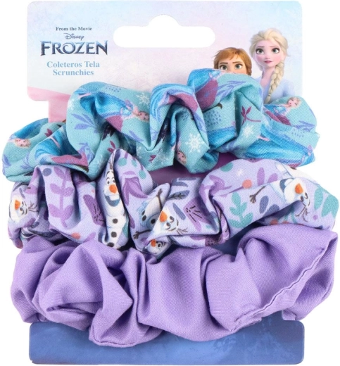 Комплект платнени ластици за коса Disney Frozen – Леденото кралство (3 бр.)