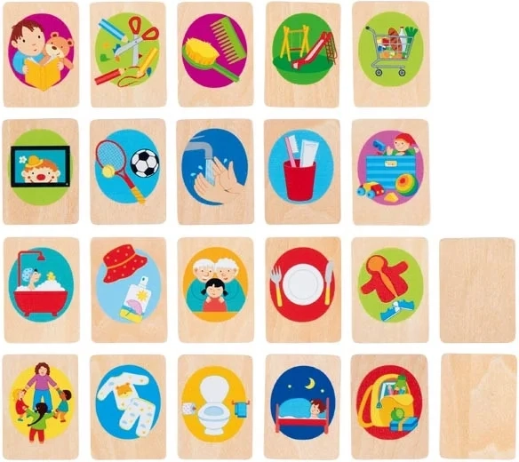 Illustrated cards for everyday activities