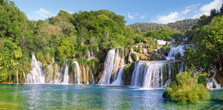 Puzzle 4000 pieces Waterfalls KRKA, Croatia CASTORLAND