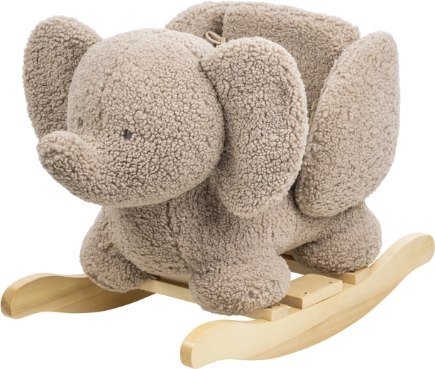 Nattou plush rocking elephant Teddy taupe