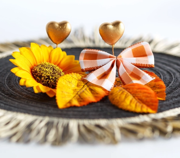 Autumn Decorative Set with Leaf, 5 Pieces