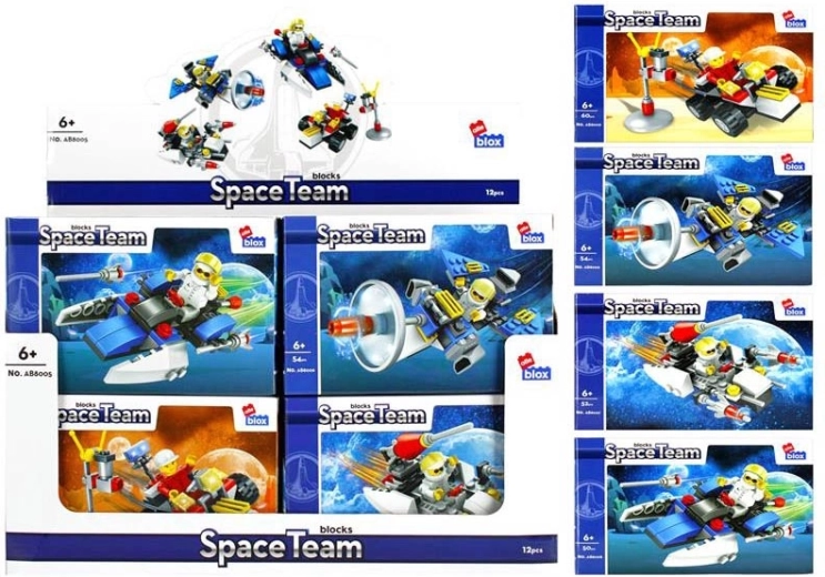 Spacecraft building set with minifigure