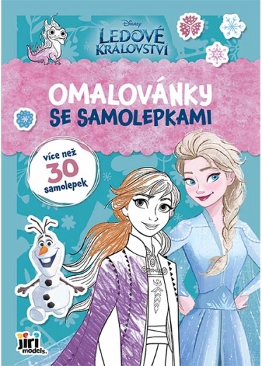 A4 Coloring Book with Stickers – Frozen Kingdom
