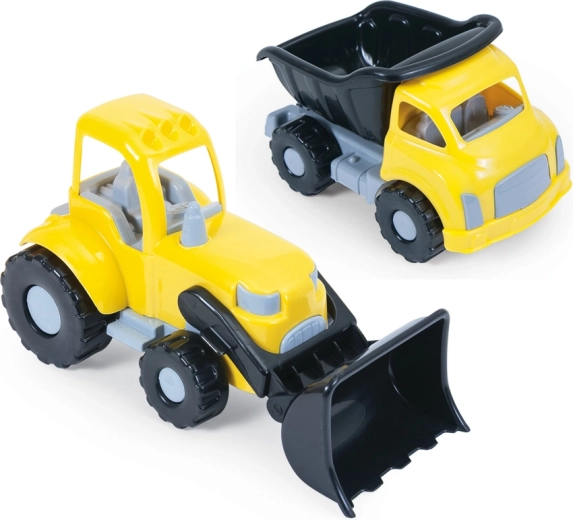 Large Construction Set: Dump Truck and Front Loader