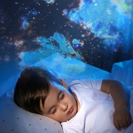 Успокояващо нощно небе с таймер