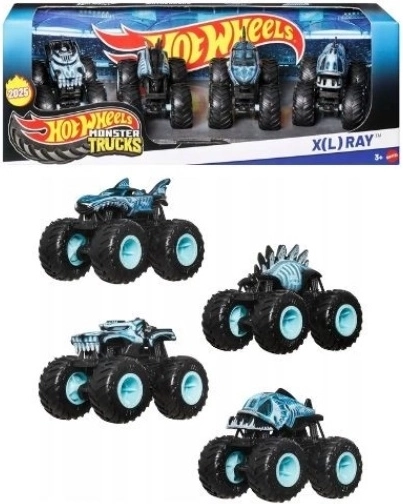 Hot Wheels monster truck XL Ray – комплект 4 броя