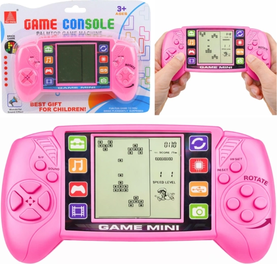 Преносима LCD конзола с игра TETRIS – розова
