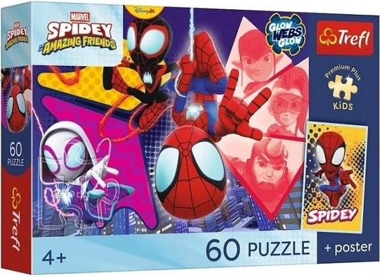 Puzzle Premium Plus Kids Spidey and Friends – Incredible Adventure (60 pieces)