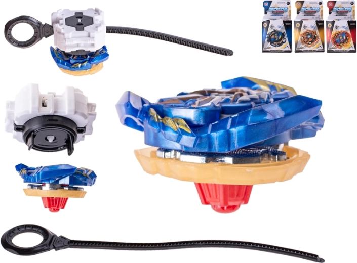 Спинър с изстрелвач 5,5 см – бърза екшън играчка в стил BEYBLADE