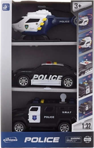 Three vehicles for police missions