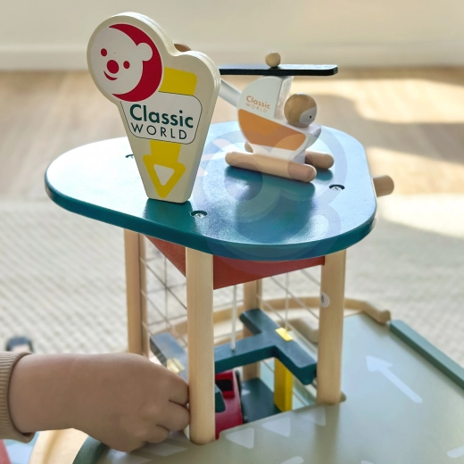 Хелипад и хеликоптер на покрива