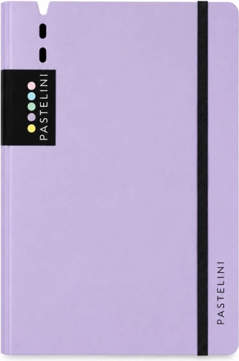 Pastelini karis notebook A5 made of foam material, purple