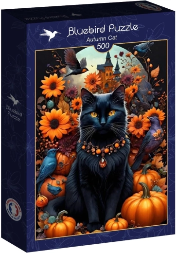 Bluebird puzzle Autumn Cat 500 pieces