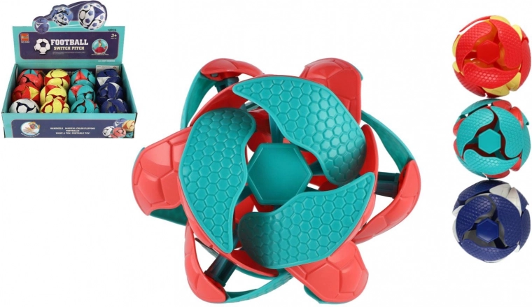 Color-changing ball when tossed, plastic 8 cm
