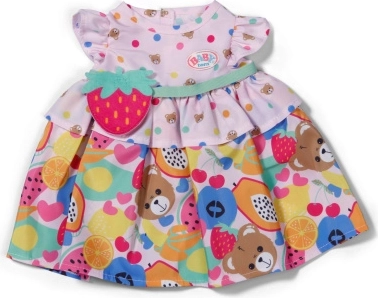 Baby born dress with fruit motif for 43 cm dolls
