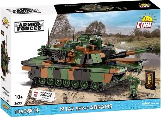 Конструктор на танк M1A2 SEPv3 Abrams 1:35 (1069 части)