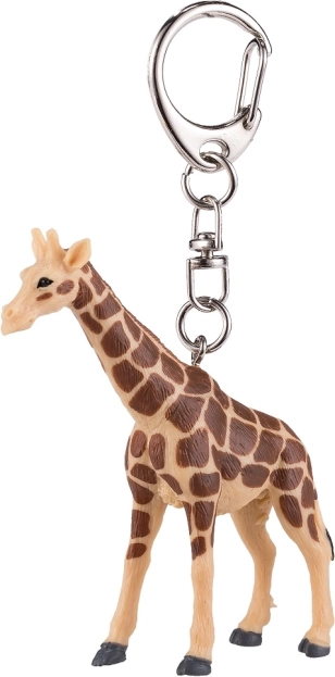 Keychain with Giraffe Figurine